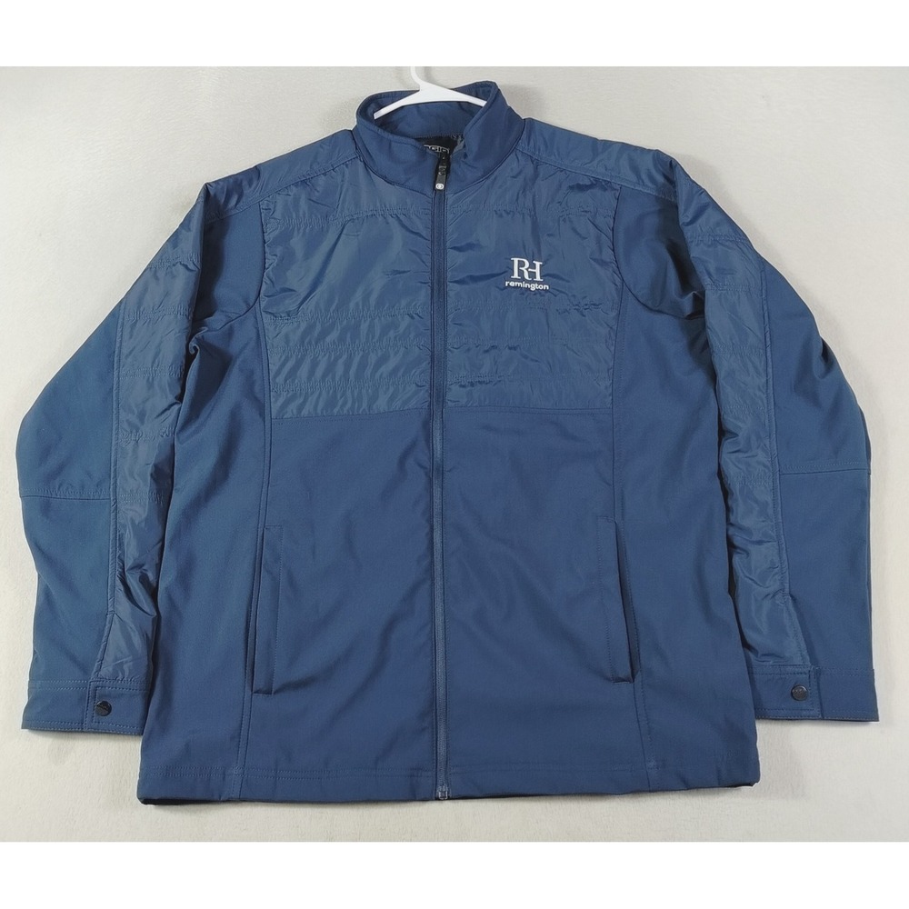 OGIO Endurance Jacket Mens XL Blue Remington Logo Softshell OE722